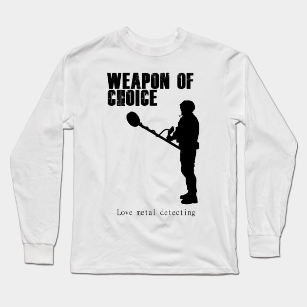 Weapon of choice Long Sleeve T-Shirt by BishBashBosh